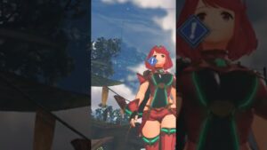 ゼノブレイド2  揺れる💕ホムラのおっぱい💕