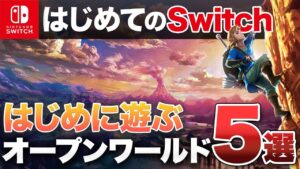【Switch】初心者向けオープンワールドBEST5【入門編】