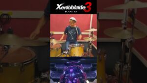 【ゼノブレイド３】メビウス戦BGM ドラム🥁で叩いてみた！ #shorts