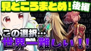 【ゼノブレイド２】‐見どころまとめ後編‐何度見ても泣けるゲーム、ふざけた２週目も例外はなかった【バフコ】