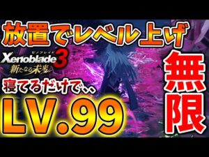 【ゼノブレイド3 新たなる未来】レベルカンストも一瞬？寝てるだけで無限にレベルを上げる方法【攻略/エキスパンションパス/Xenoblade3/有料DLC/シュルク/レックス/ホムラ/経験値/稼ぎ