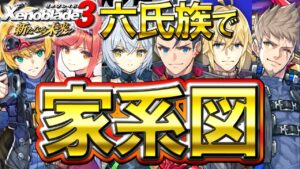 親戚だらけｗ六氏族の家系図作ったらおもしろすぎたｗｗ【Xenoblade3 / 新たなる未来】