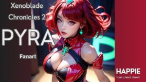 4K AI Cosplay Pyra, Xenoblade Chronicles 2 Fanart [AI ART LOOKBOOK] ホムラ(ゼノブレイド2) Fan Art コスプレ, 二創